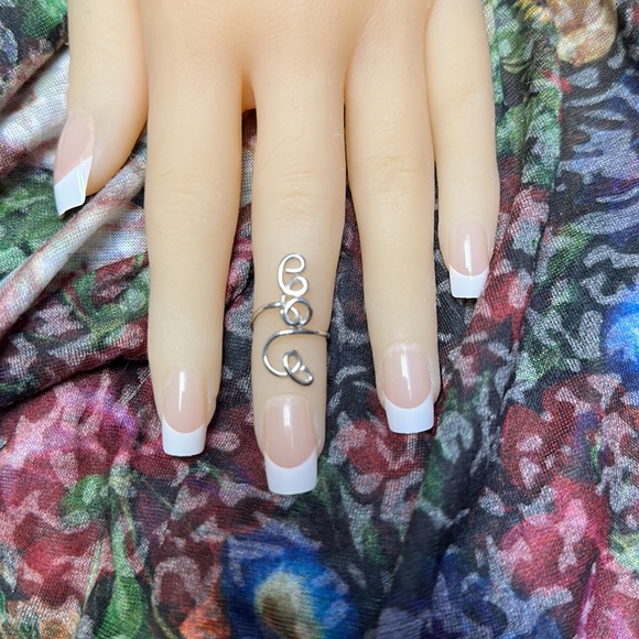 Sterling Silver Toe Ring- Adjustable Unique Toe Ring- Hand crafted Original FS32 - Picture 4 of 8